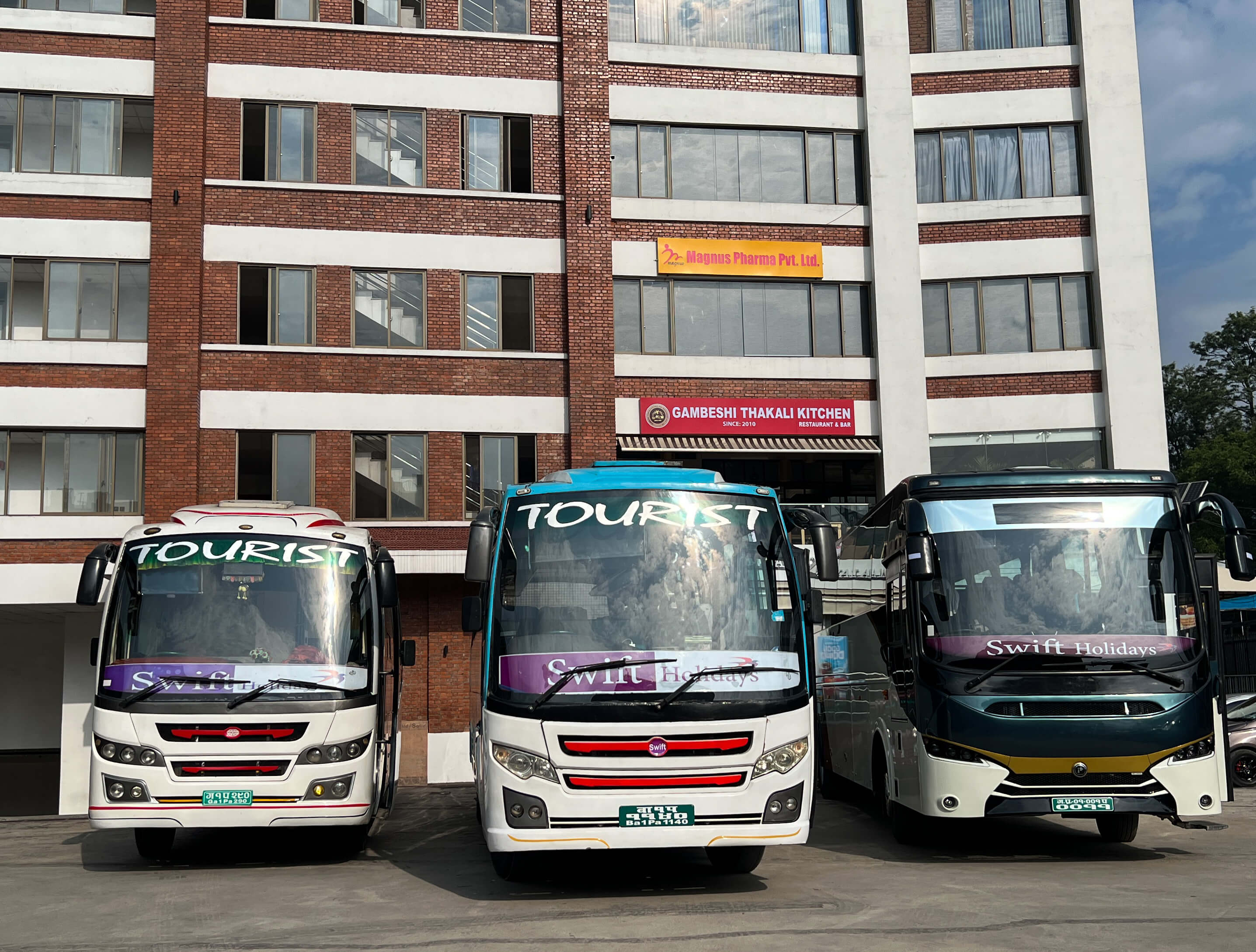 Tourist Bus to Pokhara
