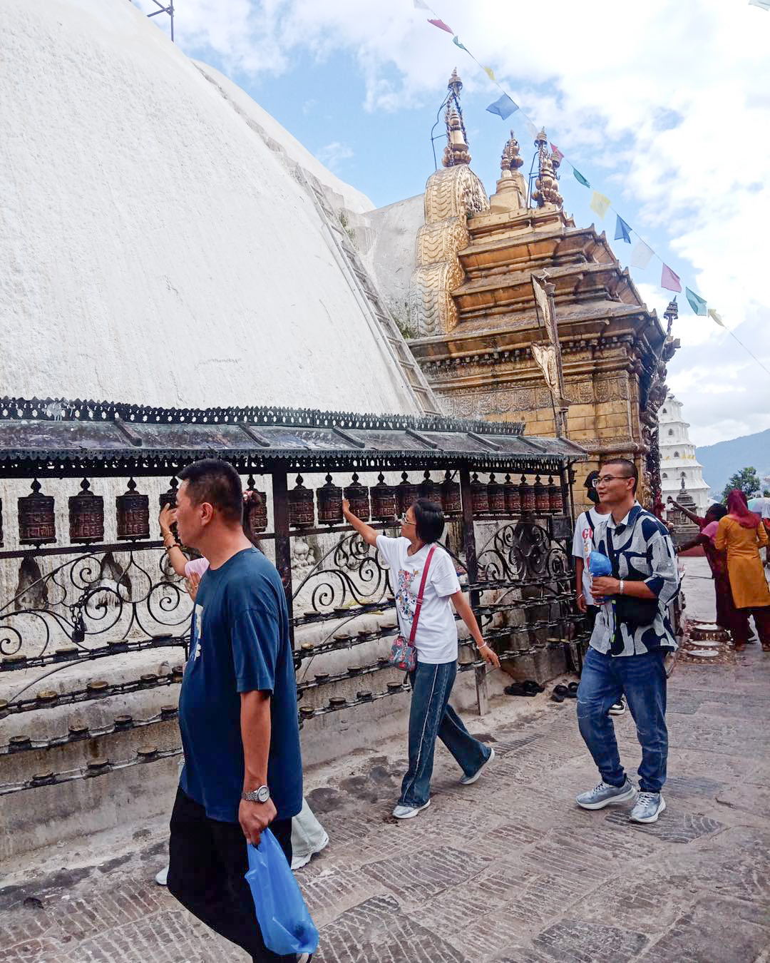 Visting Swayambunath