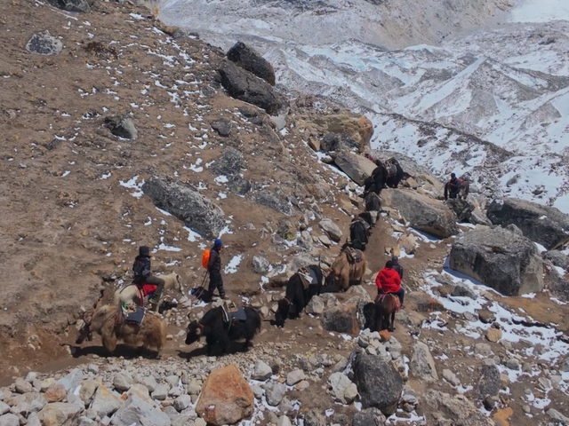 Trek to Gorakshep