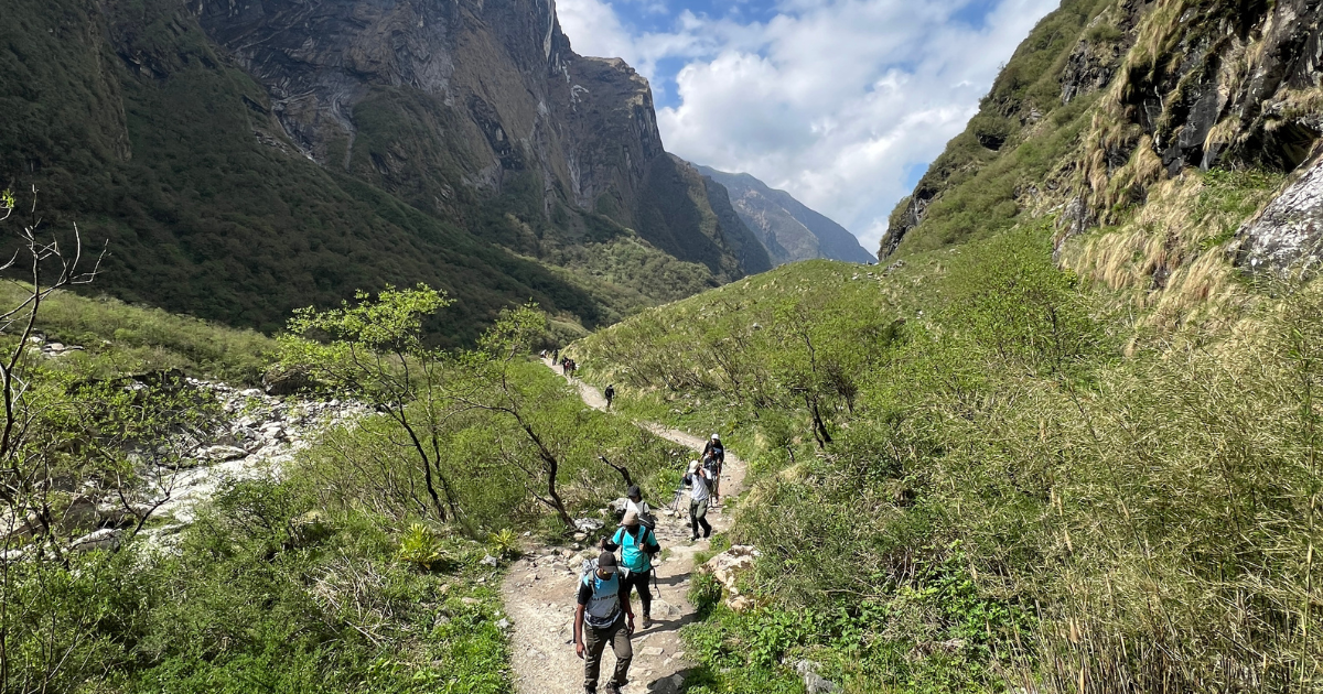 trial condition in Annapurna Base Camp Trek