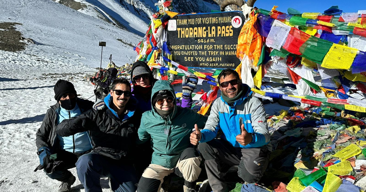 Annapurna Circuit Trek viewpoint