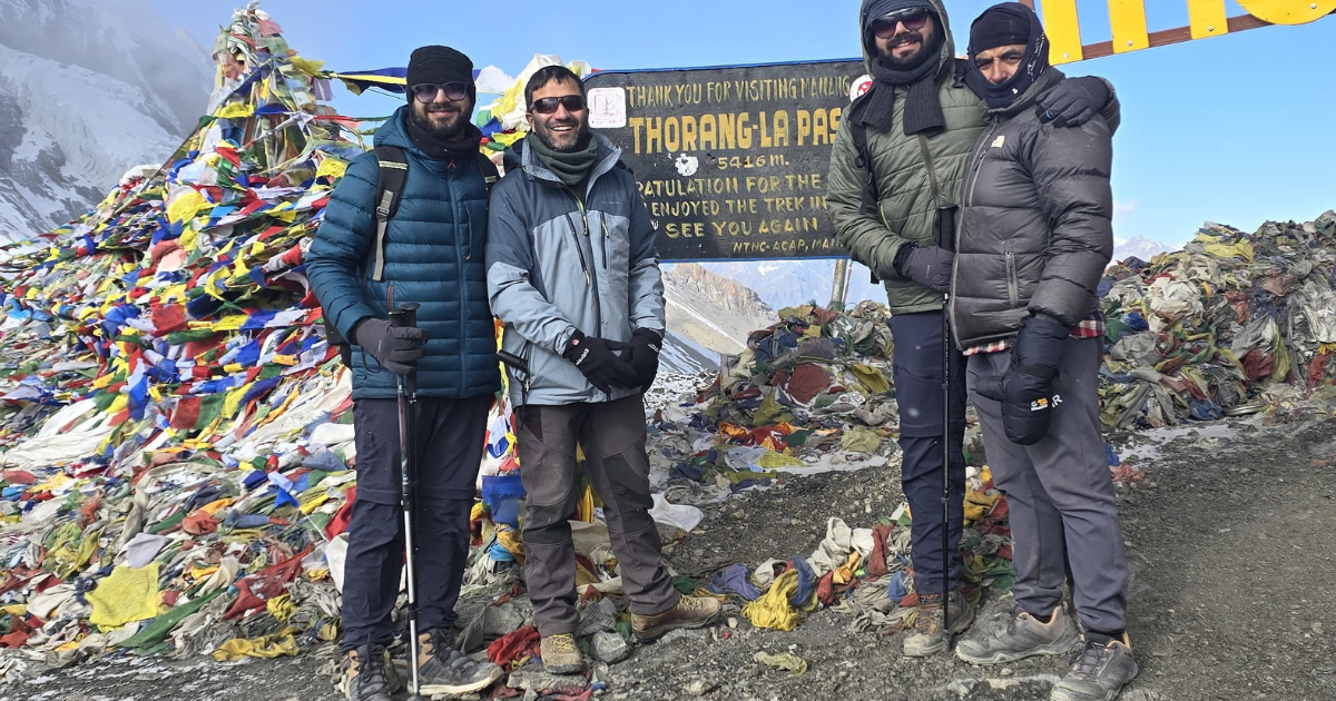 Annapurna Circuit Trek Thorong Las Pass viewpoint