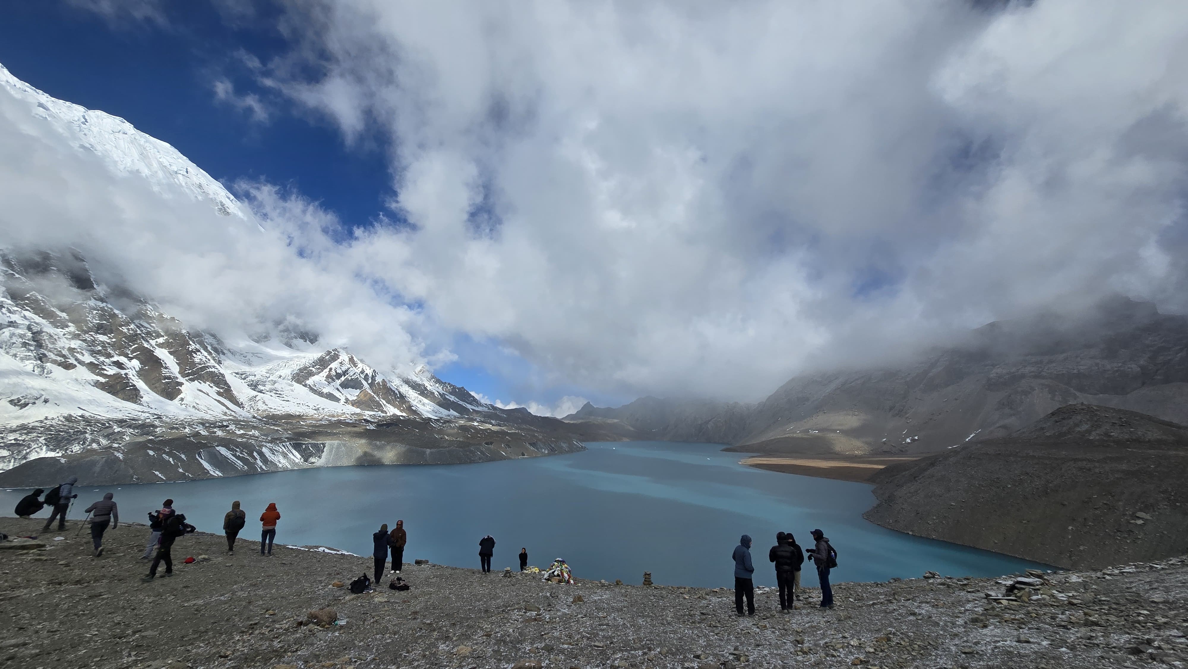 Annapurna Circuit Trek Route Lake