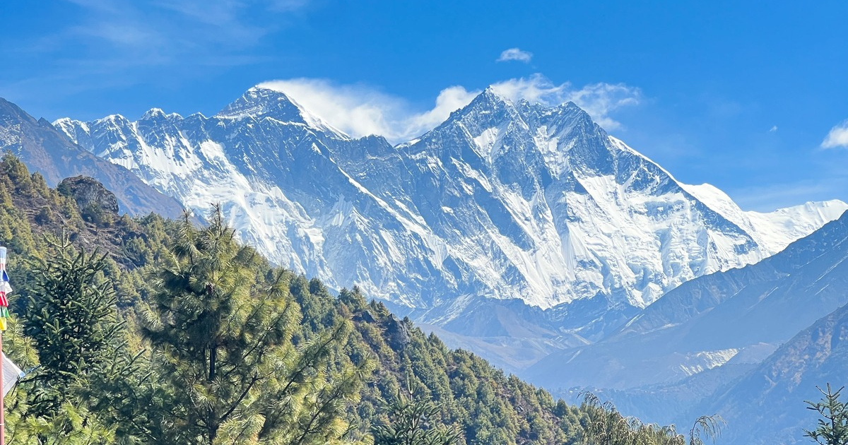 panoramic view of mountain range