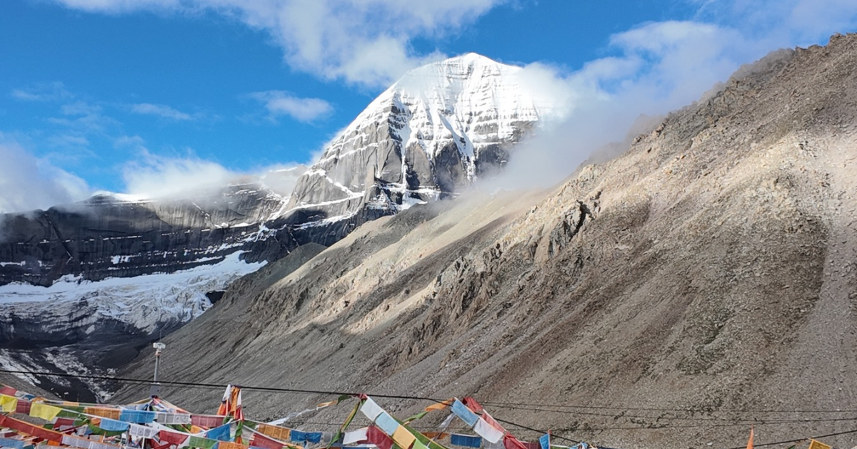 The north face of Mount Kailash