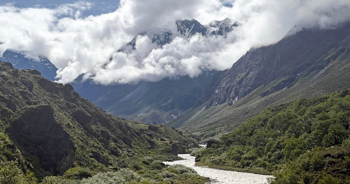 Trailhead in langtang