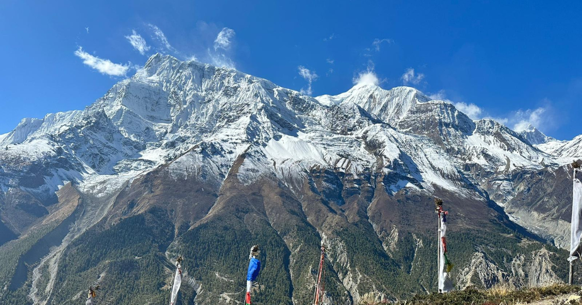Manaslu mountain view